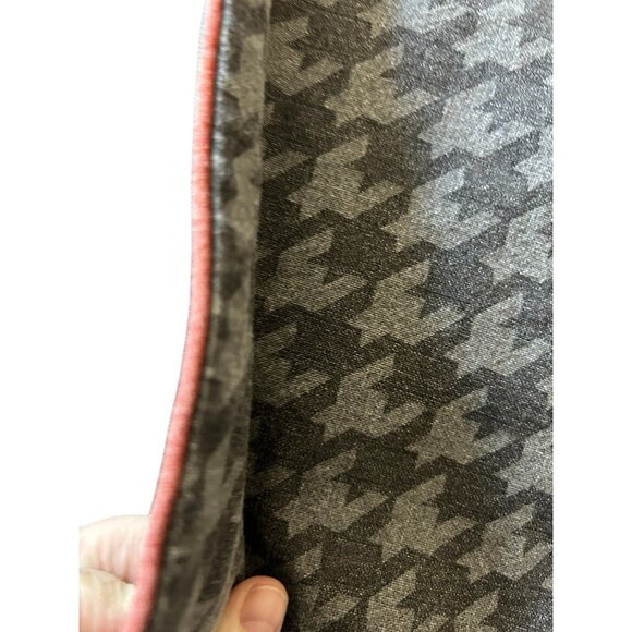 King Pillow sham Set Studio 3B Kyle Schuneman Houndstooth Denim Heather Gray - Picture 3 of 9